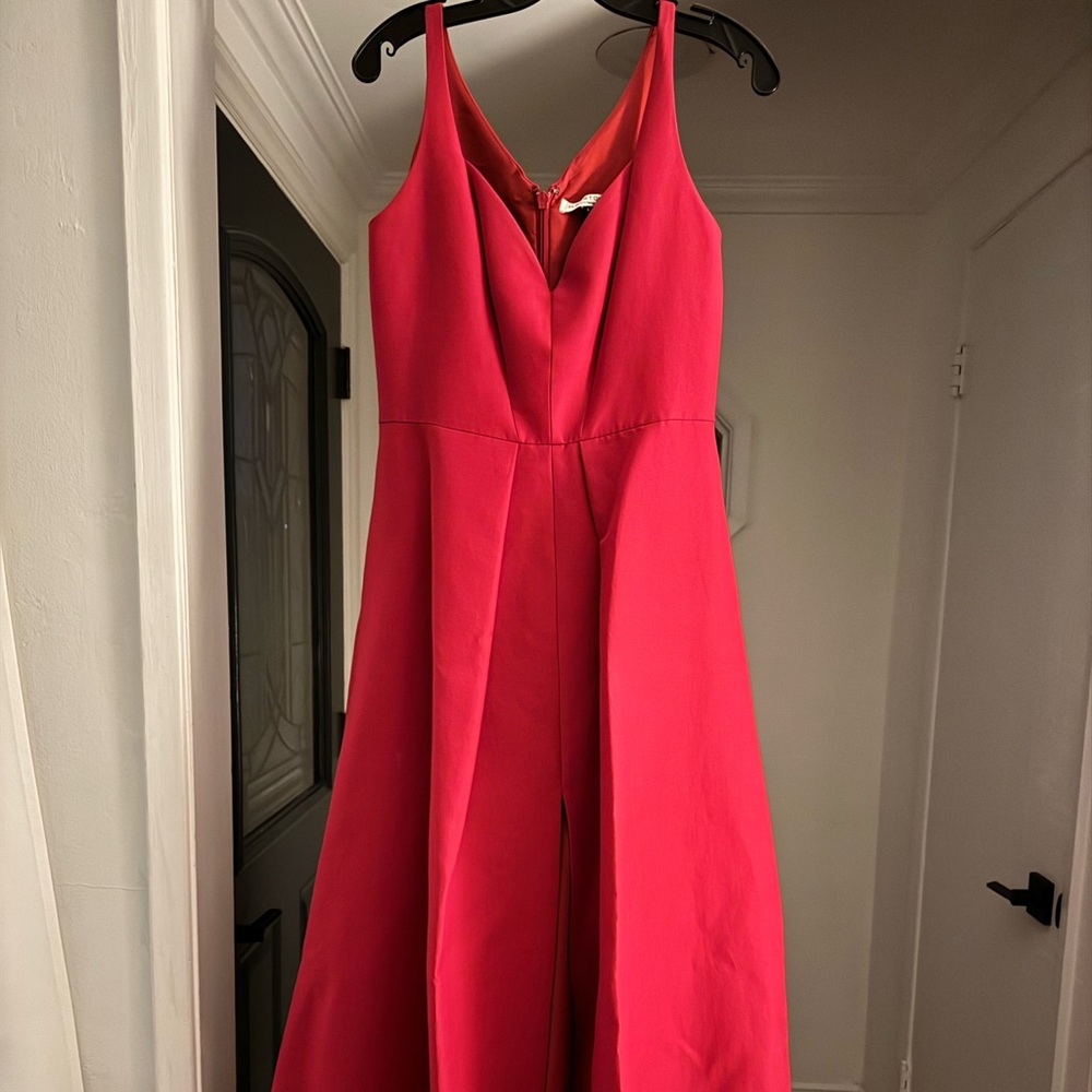 Halston Heritage Vibrant Red Dress